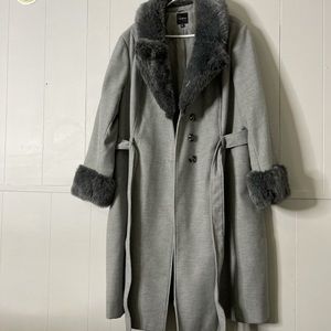 Lane Bryant fur jacket